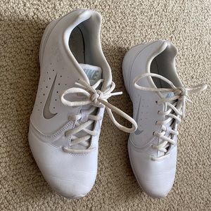 White Nike Cheer shoes